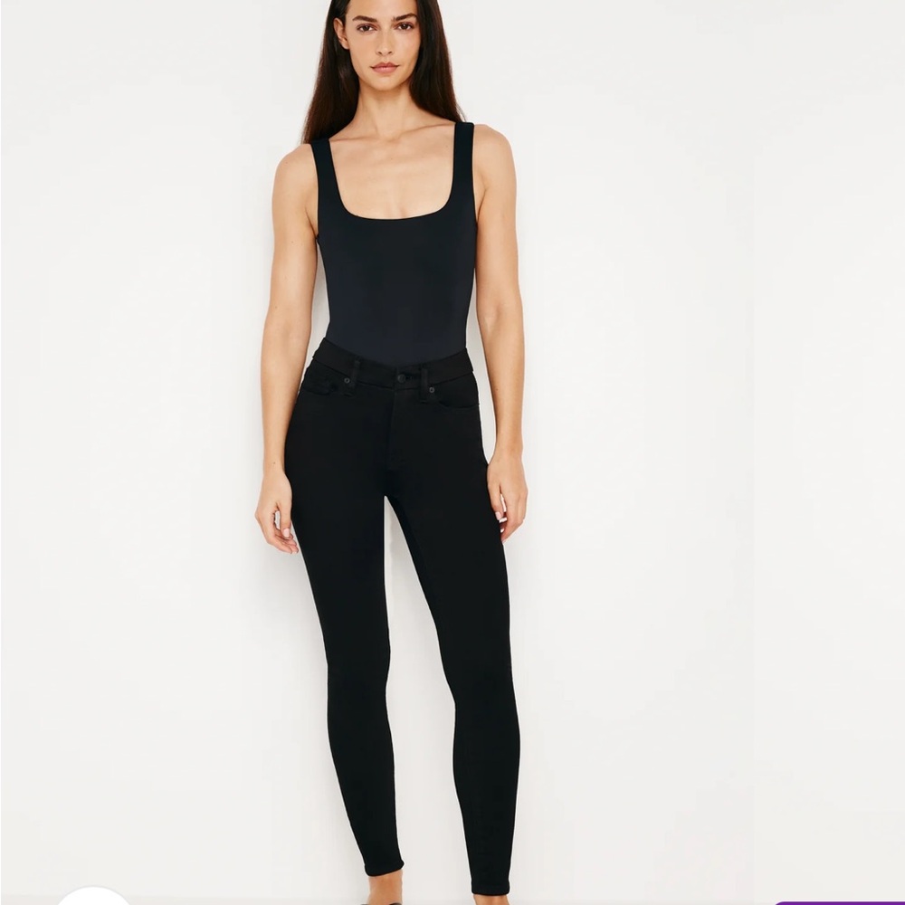 Good American Black Skinny Jeans